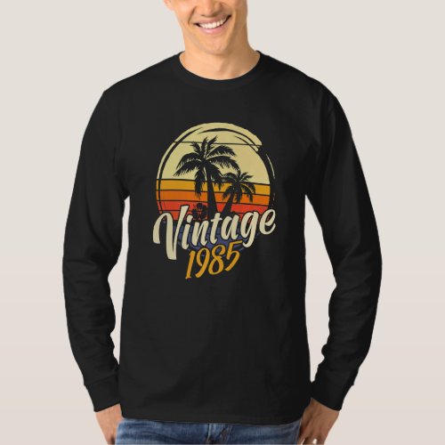 37th  Birthday Vintage 1985 T_Shirt