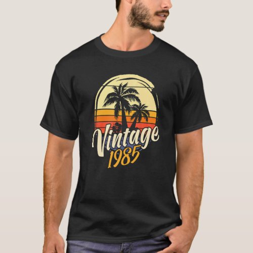 37th  Birthday Vintage 1985 T_Shirt