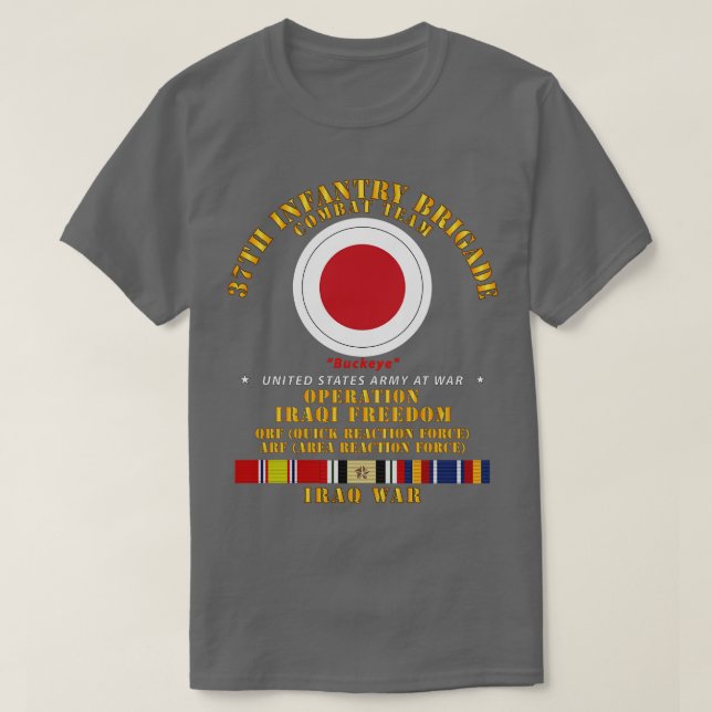 37th Infantry Brigade Combat Team Iraqi Freedom Ve T-Shirt (Design Front)