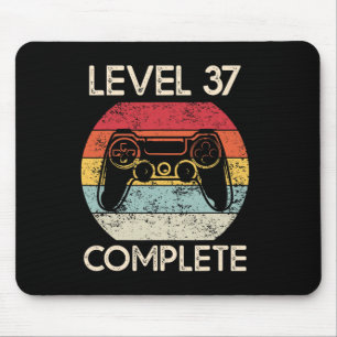 37th Wedding Anniversary Couples Husbynd Gamer Fun Mouse Pad