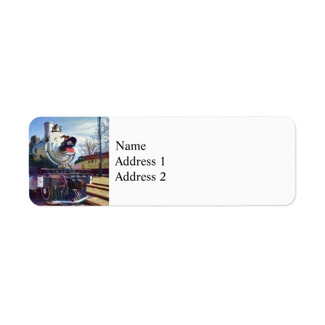 385 Steam Locomotive Label (Front)