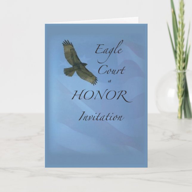 3895 Eagle Court of Honor Invitation (Front)