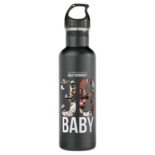 38 BABY  NBA YOUNGBOY STAINLESS STEEL WATER BOTTLE
