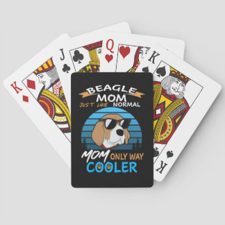 38 Beagle Mom Cooler Poker Cards