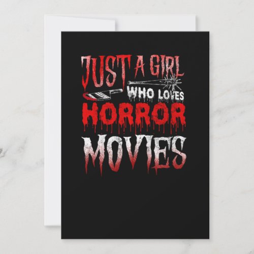 38Horror Movie Just A Girl Who Loves Horror Movie Save The Date