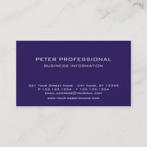 38 Modern Professional Business Card plum color