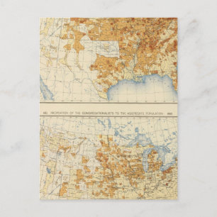 38 Presbyterians, Congregationalists 1890 Postcard