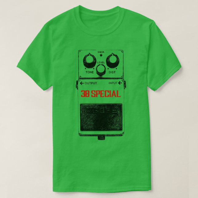 38 Special Guitar Pedal T-Shirt (Design Front)