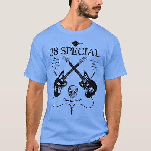 38 Special Guitar Vintage Logo T_Shirt