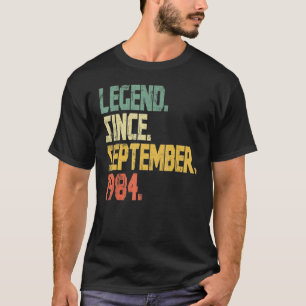 38 Years Old Legend Since September 1984 38th Bir T-Shirt
