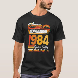 38 Years Old Retro Vintage November 1984 38th Birt T-Shirt