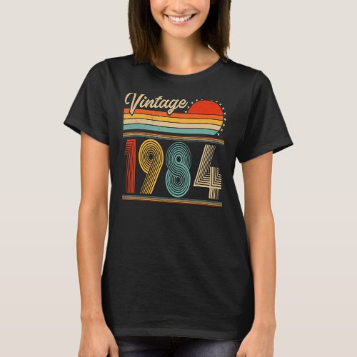 38 Years Old Vintage Legends Born in 1984 38th Bir T_Shirt