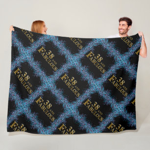 38th Birthday Fleece Blanket