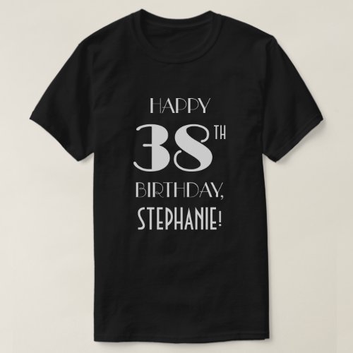 38th Birthday Party _ Art Deco Inspired Look Shirt