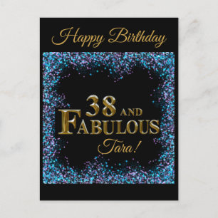 38th  Birthday  Postcard