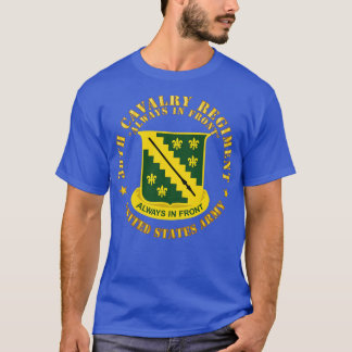38th Cavalry Rgiment Always in Front DUI X T-Shirt
