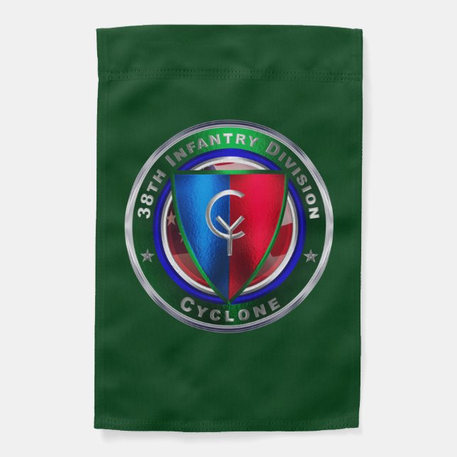 38th Infantry Division “Cyclone”  Garden Flag (Front)