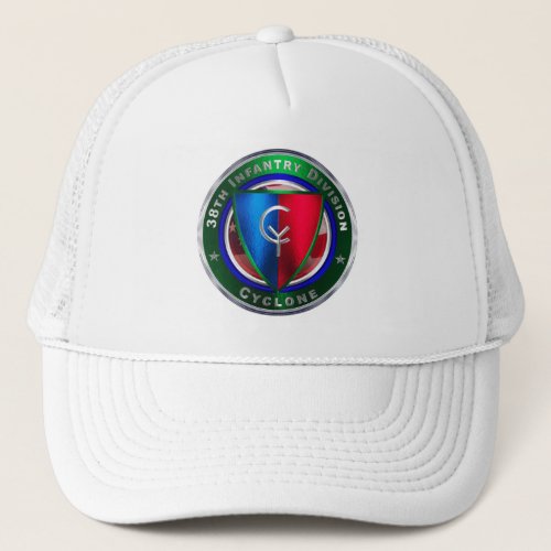 38th Infantry Division Cyclone Trucker Hat