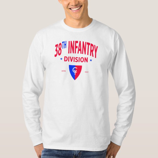 38th Infantry Division - US Military Long T-Shirt (Front)