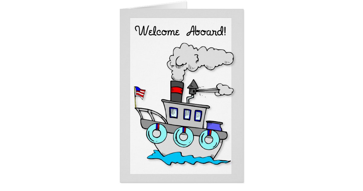 3939 New Employee Wel E Aboard Ship Card