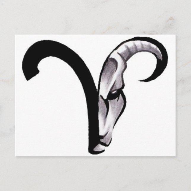 398ed2e311876f65315abc50c5e40934--aries-ram-tattoo postcard (Front)