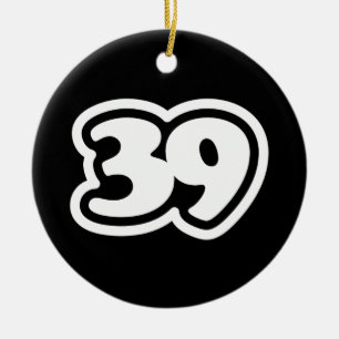 39 Japanese Slang Sankyu Ceramic Ornament