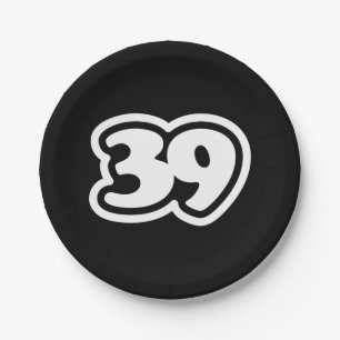 39 Japanese Slang Sankyu Paper Plates