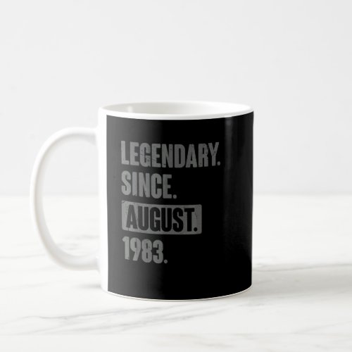 39 Year Old 39th Birthday Bday   Legendary Since A Coffee Mug
