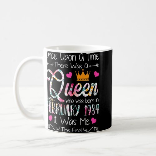 39 Years Old Girls 39th Birthday Queen February 19 Coffee Mug