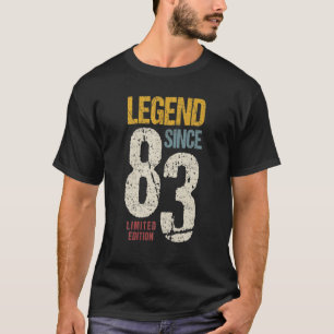 39 Years Old Vintage 1983 39Th Birthday Decoration T-Shirt