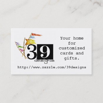 39designs Business Cards by 39designs at Zazzle