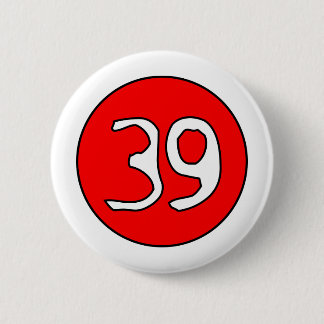 39er's Swirl clear Pinback Button