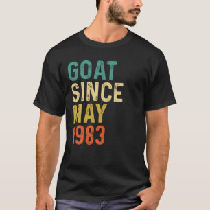 39Th Birthday 39 Years Old GOAT Since May 1983 T-Shirt