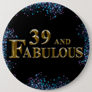 39th  Birthday  Button