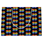 [ Thumbnail: 39th Birthday: Fun Rainbow Event Number 39 Pattern Gift Bag ]