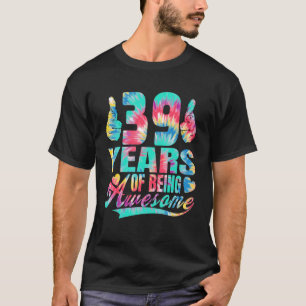 39th Birthday Or Anniversary 39 Years Of Being Awe T-Shirt