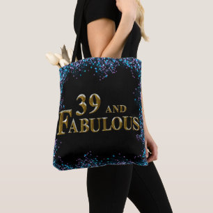 39th Birthday Tote Bag