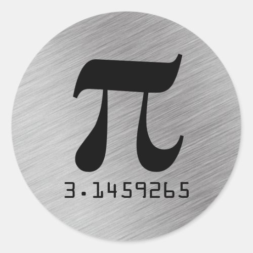 31459265 Pi Mathematical Constant Classic Round Sticker