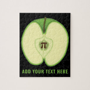 3.14 Apple Pie Pi Pun Funny Math Joke Jigsaw Puzzle