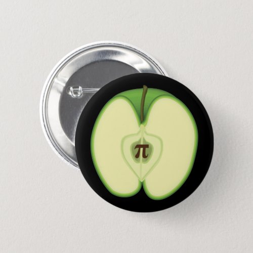 314 Apple Pie Pi Pun Funny Math Joke Square Stick Button