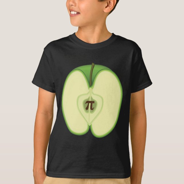3.14 Apple Pie Pi Pun Funny Math Joke T-Shirt (Front)