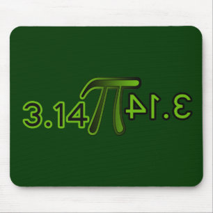 3.14 Backwards Spells Pie Mouse Pad