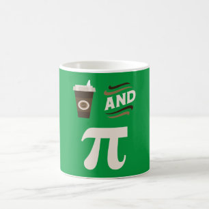 3.14 Coffee And Pie Pi Pun Funny Math Joke Coffee Mug