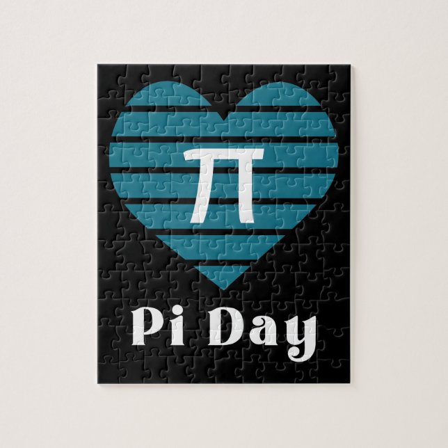 3.14 Heart Happy Pi Day Jigsaw Puzzle (Vertical)