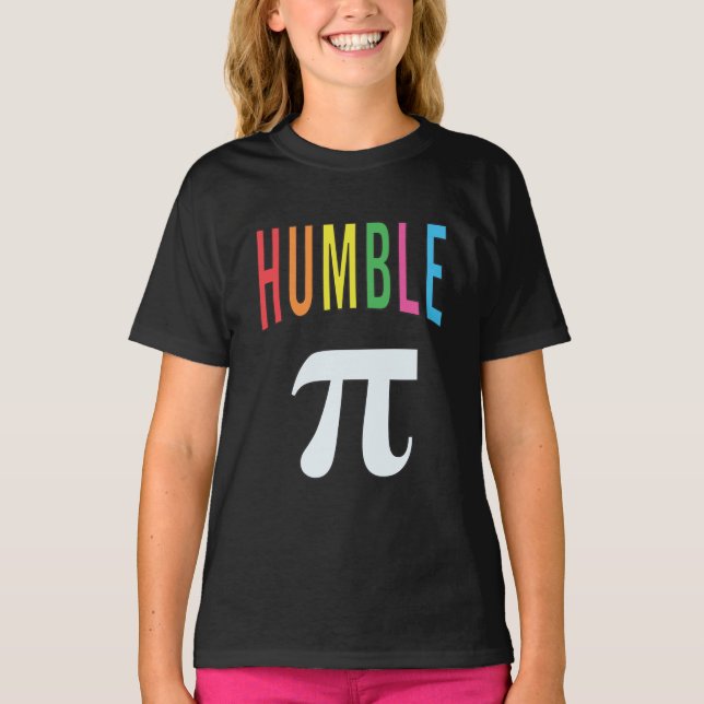 3.14 Humble Pie Pi Pun Funny Math Joke T-Shirt (Front)