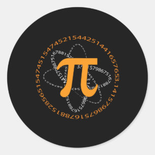 3.14 Math Design For Pi Day 1 Classic Round Sticker