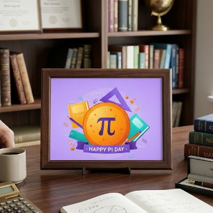 3.14 National Pi Day Design - Happy Pi Day Award Plaque