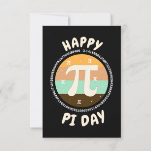 3.14 National Pi Day Design  - Happy Pi Day Card
