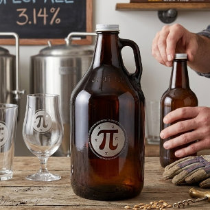 3.14 National Pi Day Design - Pi Day Gift Growler