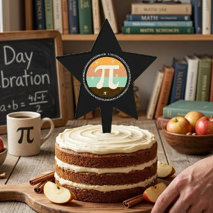 3.14 National Pi Day Design - Pi Day Gift Idea Cake Topper
